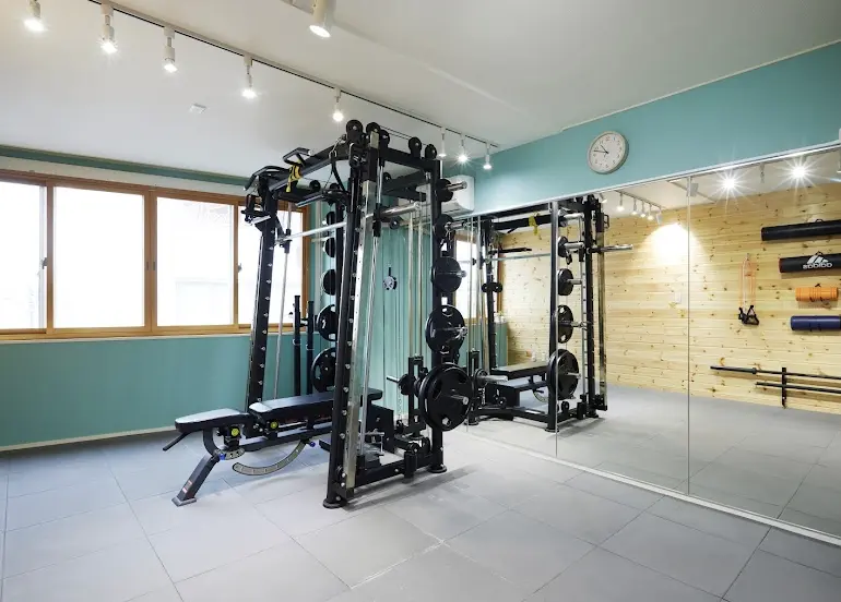 personal gym SAIKIのジム内