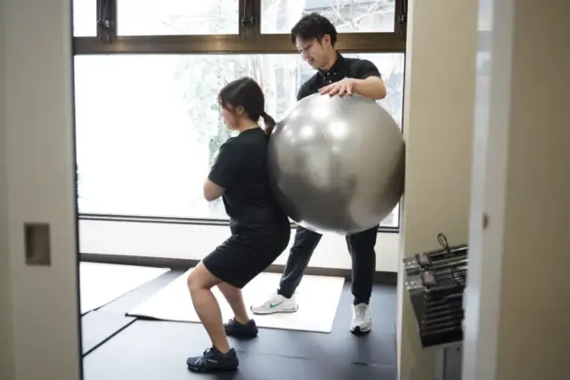 リタスタイルのパーソナルトレーニングの様子