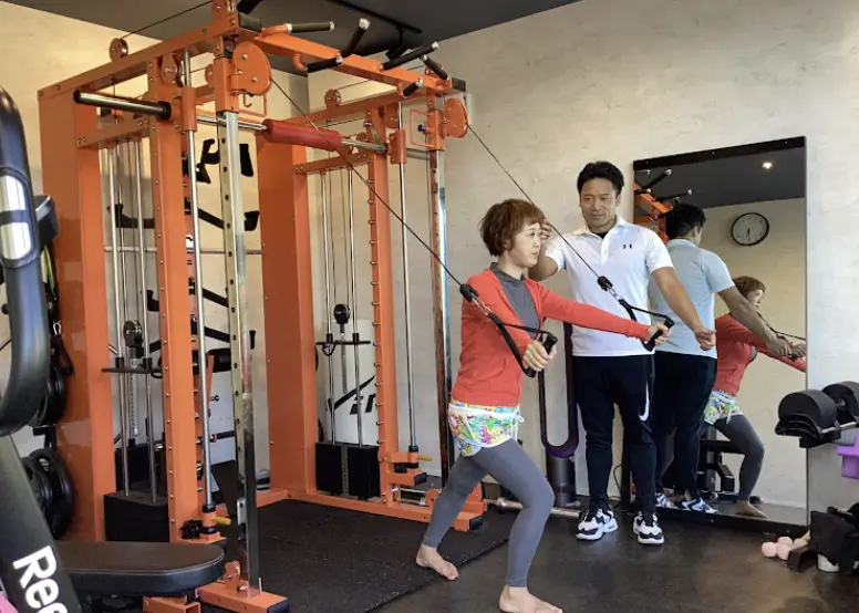 プライベートジムTAKU(函館)のレッスン風景