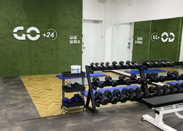 駅前筋肉留学GO+24 豊川店のジム内画像