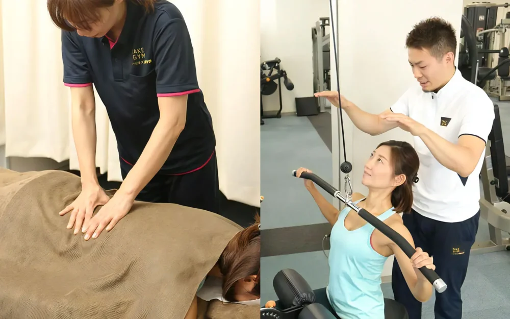 takegym玉造のパーソナルトレーニングの様子