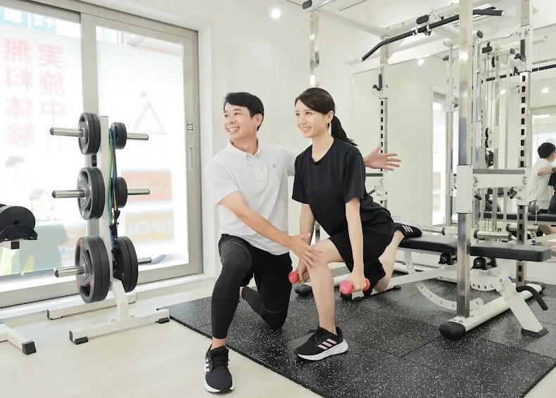 かたぎり塾奥沢店のパーソナルトレーニングの様子
