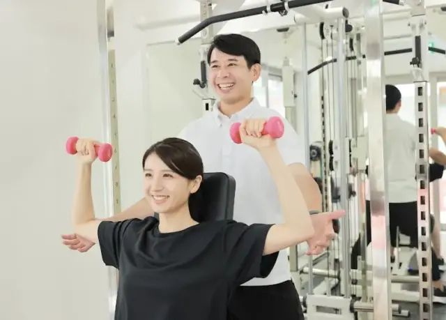 かたぎり塾奥沢店のパーソナルトレーニングの様子