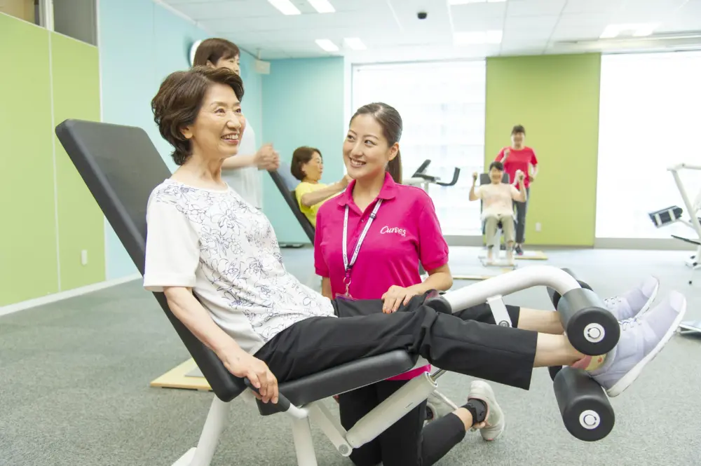 カーブスのレッスン風景