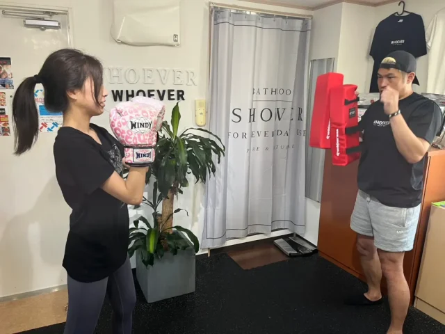 WHOEVER武蔵小杉店での体験取材のレッスン動画