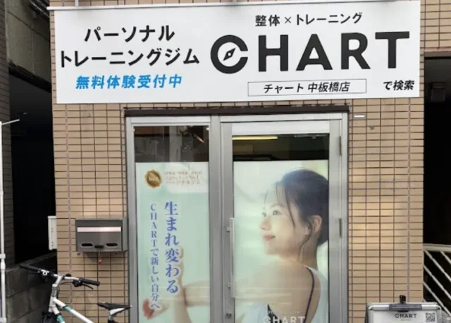 パーソナルトレーニングジムCHART中板橋店の外観