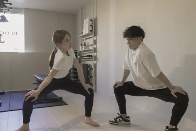 BLOOM FIT 守山のパーソナルトレーニング前の準備運動