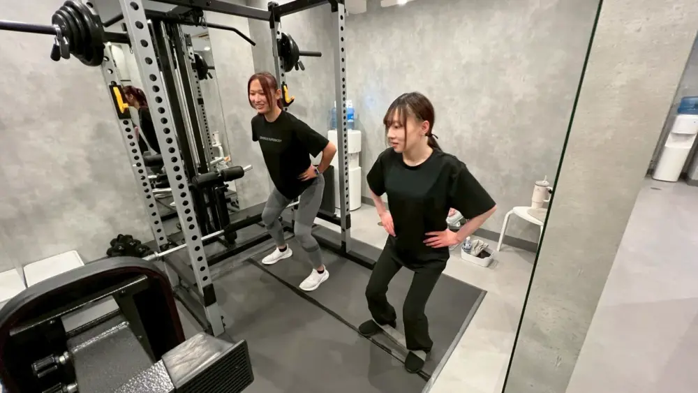 UNDEUX SUPERBODY life千葉スタジオでの無料カウンセリングの様子