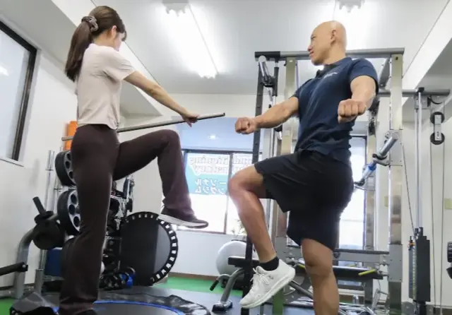 B-Conditioning Laboratoryのパーソナルトレーニングの様子