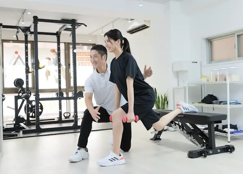 かたぎり塾 武蔵関店のパーソナルトレーニングの様子