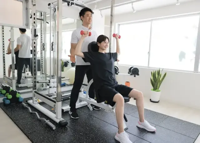 かたぎり塾西大島店のパーソナルトレーニングの様子