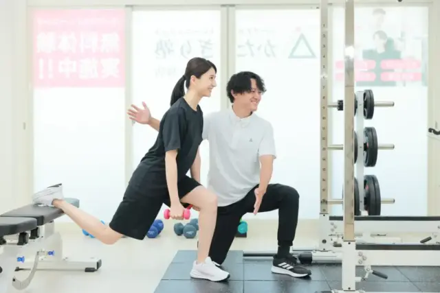 かたぎり塾 鶴ヶ島店のパーソナルトレーニングの様子