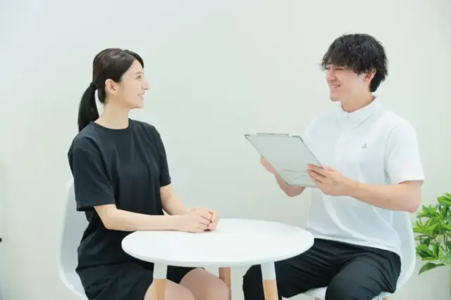 かたぎり塾 鶴ヶ島店のカウンセリングの様子