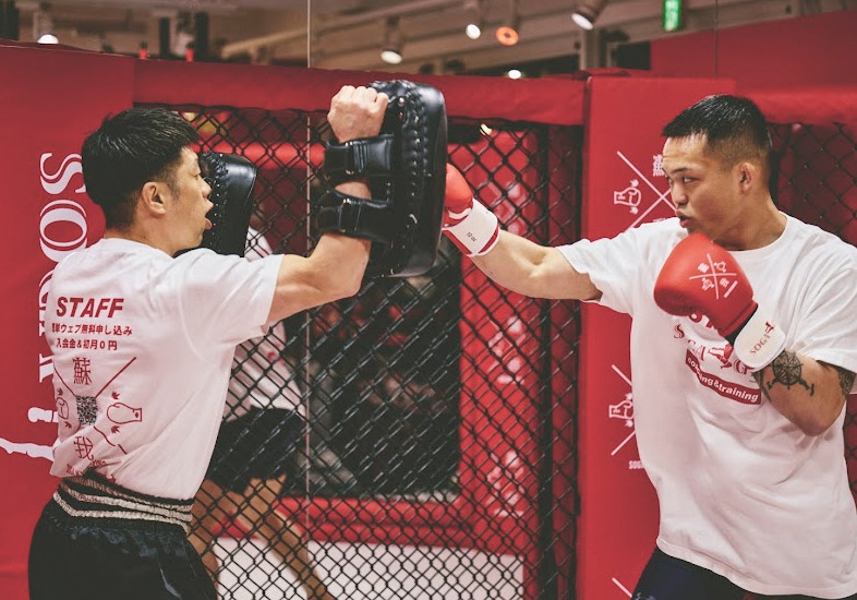 蘇我キックボクシングジムのジム内