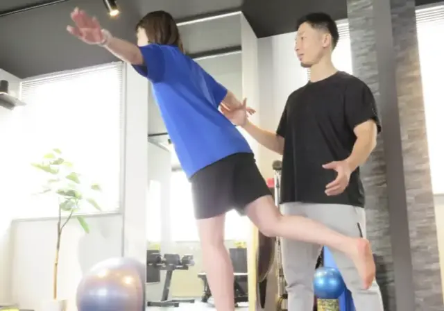 EVOXYのパーソナルトレーニングの様子