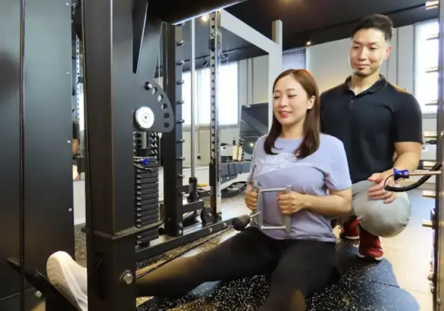 EVOXYのパーソナルトレーニングの様子