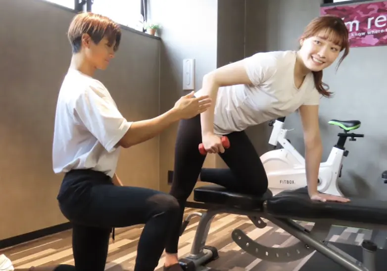 RADIMのパーソナルトレーニングの様子