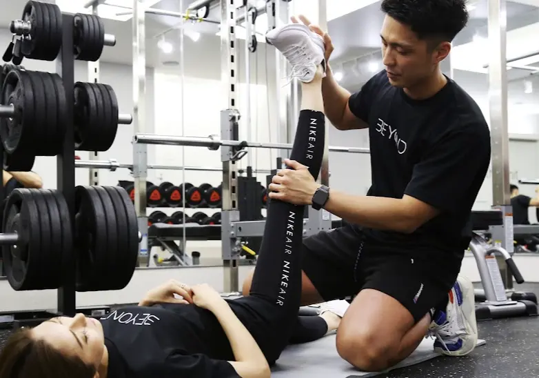 BEYOND札幌ANNEX店のパーソナルトレーニングの様子